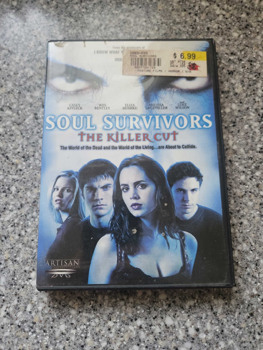 Soul Survivors (DVD, 2001) Melissa Sagemiller Good Condition